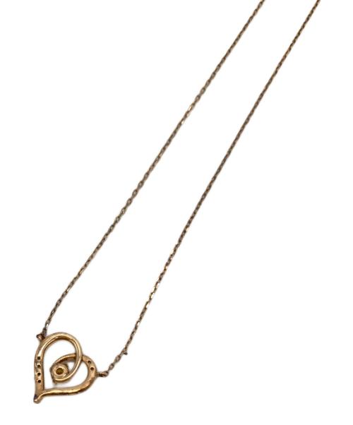 4℃（ヨンドシー）4℃ (ヨンドシー) オープンハート ゴールドの古着・服飾アイテム