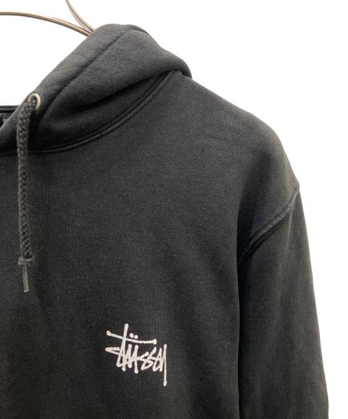 stussy（ステューシー）stussy (ステューシー) プルオーバーパーカー ブラック サイズ:Lの古着・服飾アイテム