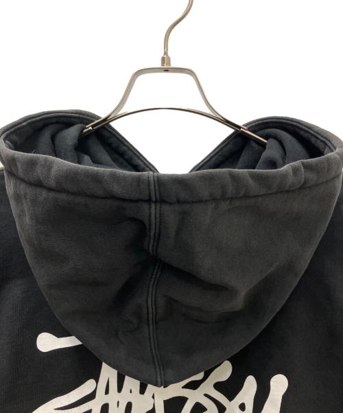 stussy（ステューシー）stussy (ステューシー) プルオーバーパーカー ブラック サイズ:Lの古着・服飾アイテム
