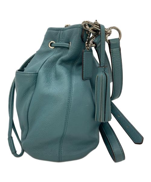 COACH（コーチ）COACH (コーチ) 2WAYショルダーバッグ ブルーの古着・服飾アイテム