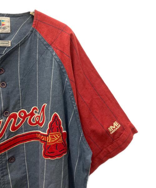 MIRAGE（ミラージュ）MIRAGE (ミラージュ) アトランタブレーブス グレー×レッド サイズ:XLの古着・服飾アイテム