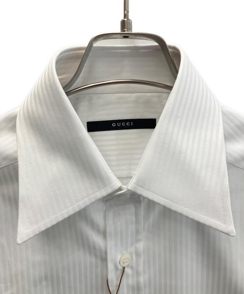 GUCCI（グッチ）GUCCI (グッチ) ワイシャツ ホワイト サイズ:40 15 3/4 未使用品の古着・服飾アイテム