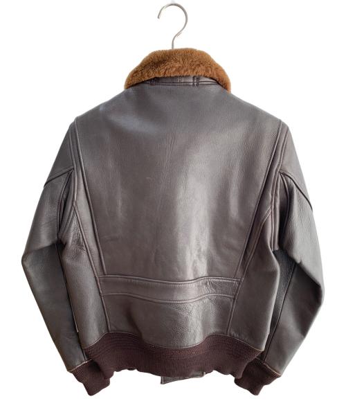 BUZZ RICKSON'S（バズリクソンズ）BUZZ RICKSON'S (バズリクソンズ) 襟ボアレザージャケット ブラウン サイズ:36の古着・服飾アイテム