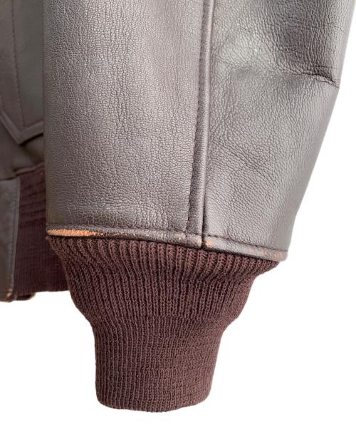 BUZZ RICKSON'S（バズリクソンズ）BUZZ RICKSON'S (バズリクソンズ) 襟ボアレザージャケット ブラウン サイズ:36の古着・服飾アイテム