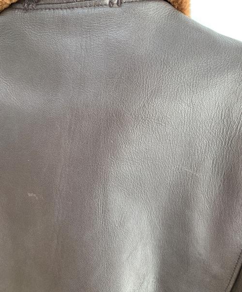 BUZZ RICKSON'S（バズリクソンズ）BUZZ RICKSON'S (バズリクソンズ) 襟ボアレザージャケット ブラウン サイズ:36の古着・服飾アイテム