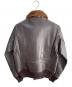 BUZZ RICKSON'S (バズリクソンズ) 襟ボアレザージャケット ブラウン サイズ:36：50000円