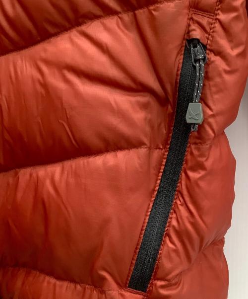 Eddie Bauer（エディーバウアー）Eddie Bauer (エディーバウアー) ダウンジャケット オレンジ サイズ:Ｍの古着・服飾アイテム