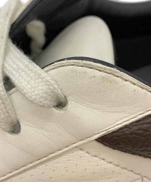 LOUIS VUITTON（ルイ ヴィトン）LOUIS VUITTON (ルイ ヴィトン) 	ルクセンブルグライン スニーカー ホワイト×ブラウン サイズ:25.5の古着・服飾アイテム