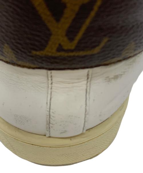 LOUIS VUITTON（ルイ ヴィトン）LOUIS VUITTON (ルイ ヴィトン) 	ルクセンブルグライン スニーカー ホワイト×ブラウン サイズ:25.5の古着・服飾アイテム