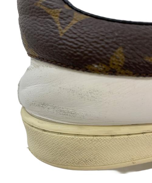 LOUIS VUITTON（ルイ ヴィトン）LOUIS VUITTON (ルイ ヴィトン) 	ルクセンブルグライン スニーカー ホワイト×ブラウン サイズ:25.5の古着・服飾アイテム