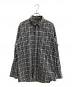 BURBERRY BLACK LABELバーバリーブラックレーベル）の古着「長袖シャツ」｜グレー