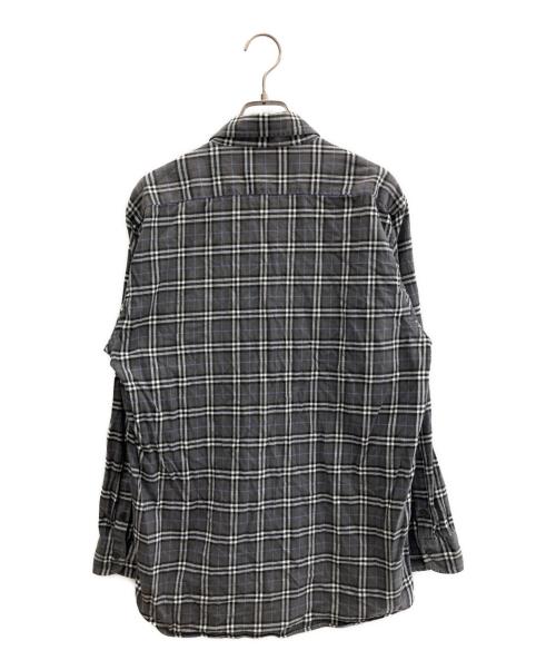 BURBERRY BLACK LABEL（バーバリーブラックレーベル）BURBERRY BLACK LABEL (バーバリーブラックレーベル) 長袖シャツ グレー サイズ:3の古着・服飾アイテム