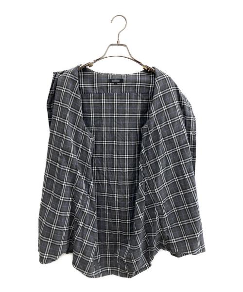 BURBERRY BLACK LABEL（バーバリーブラックレーベル）BURBERRY BLACK LABEL (バーバリーブラックレーベル) 長袖シャツ グレー サイズ:3の古着・服飾アイテム