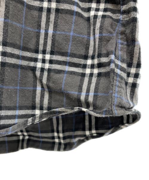 BURBERRY BLACK LABEL（バーバリーブラックレーベル）BURBERRY BLACK LABEL (バーバリーブラックレーベル) 長袖シャツ グレー サイズ:3の古着・服飾アイテム
