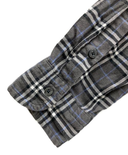 BURBERRY BLACK LABEL（バーバリーブラックレーベル）BURBERRY BLACK LABEL (バーバリーブラックレーベル) 長袖シャツ グレー サイズ:3の古着・服飾アイテム