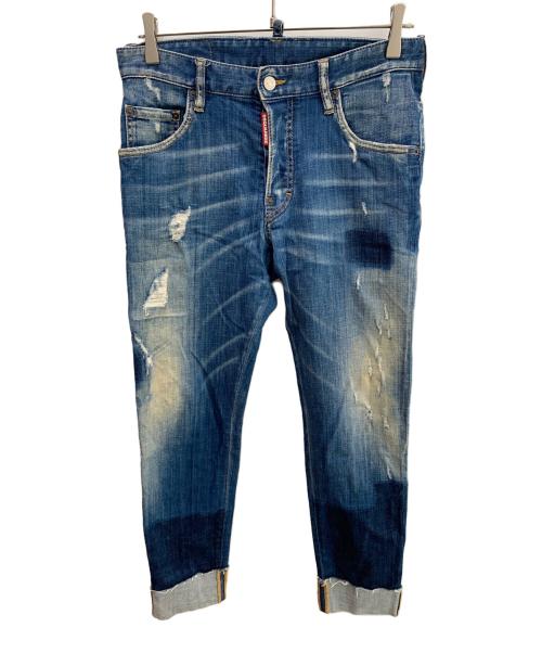 DSQUARED2（ディースクエアード）DSQUARED2 (ディースクエアード) ジーンズ ブルー サイズ:48の古着・服飾アイテム