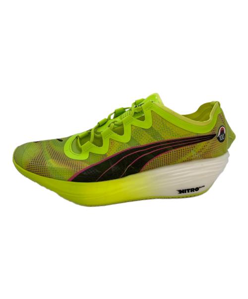 PUMA（プーマ）PUMA (プーマ) ランニングシューズ 黄緑 サイズ:26の古着・服飾アイテム