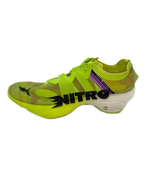 PUMA（プーマ）PUMA (プーマ) ランニングシューズ 黄緑 サイズ:26の古着・服飾アイテム