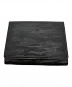 LOUIS VUITTONルイ ヴィトン）の古着「アンヴェロップ・カルト・ドゥ・ヴィジット」｜ブラック