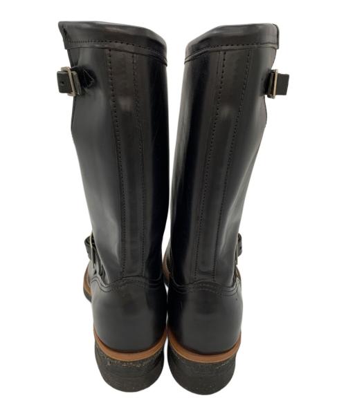 THE REAL McCOY'S（ザ・リアルマッコイズ）THE REAL McCOY'S (ザ・リアルマッコイズ) HIPPERA エンジニアブーツ ブラック サイズ:71/2の古着・服飾アイテム