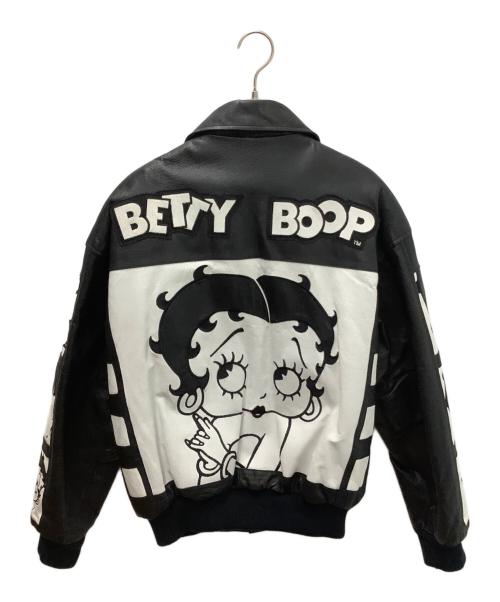 AMERICAN TOONS（アメリカントゥーンズ）AMERICAN TOONS (アメリカントゥーンズ) レザージャケット ブラック サイズ:Ｓの古着・服飾アイテム