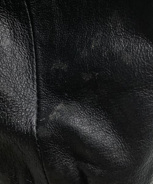 AMERICAN TOONS（アメリカントゥーンズ）AMERICAN TOONS (アメリカントゥーンズ) レザージャケット ブラック サイズ:Ｓの古着・服飾アイテム