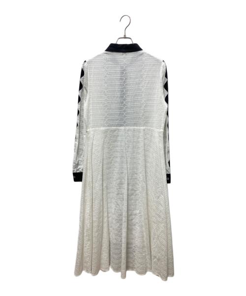 Jovonna London（ジョバンナロンドン）Jovonna London (ジョバンナロンドン) 長袖ワンピース ブラック×ホワイト サイズ:Ｓの古着・服飾アイテム