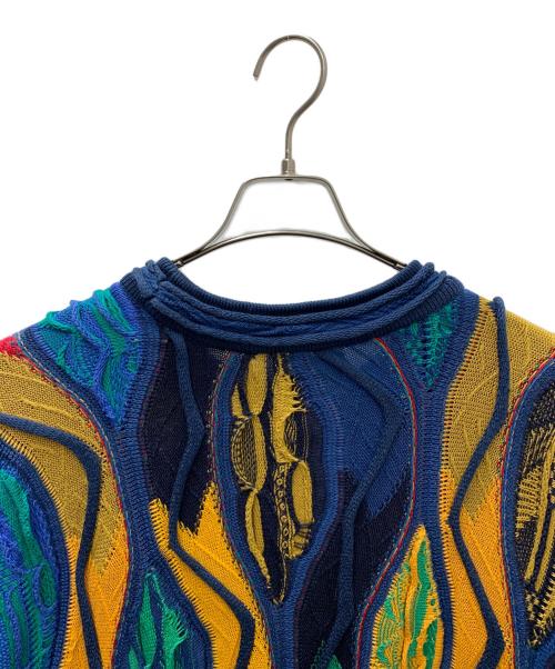 Coogi（クージー）Coogi (クージー) マルチカラー3Dニット マルチカラー サイズ:Lの古着・服飾アイテム