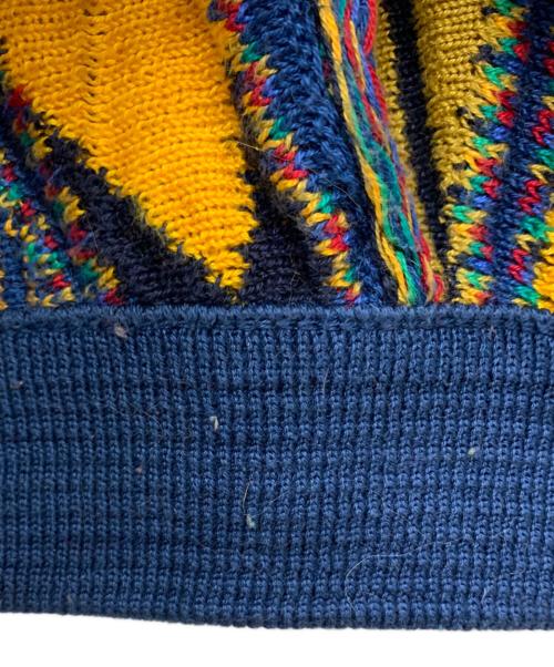 Coogi（クージー）Coogi (クージー) マルチカラー3Dニット マルチカラー サイズ:Lの古着・服飾アイテム