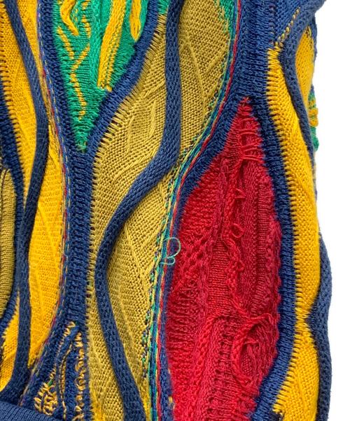 Coogi（クージー）Coogi (クージー) マルチカラー3Dニット マルチカラー サイズ:Lの古着・服飾アイテム