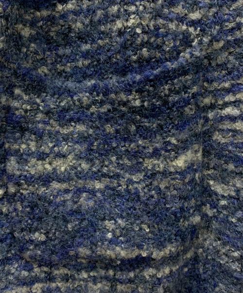 saby（サバイ）saby (サバイ) ニットベスト ブルー サイズ:Lの古着・服飾アイテム