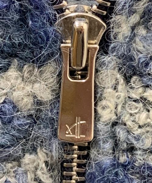 saby（サバイ）saby (サバイ) ニットベスト ブルー サイズ:Lの古着・服飾アイテム