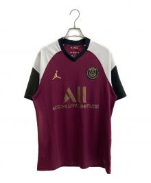 JORDAN（ジョーダン）の古着「ゲームシャツPSG 2020 3rd」｜ホワイト×パープル
