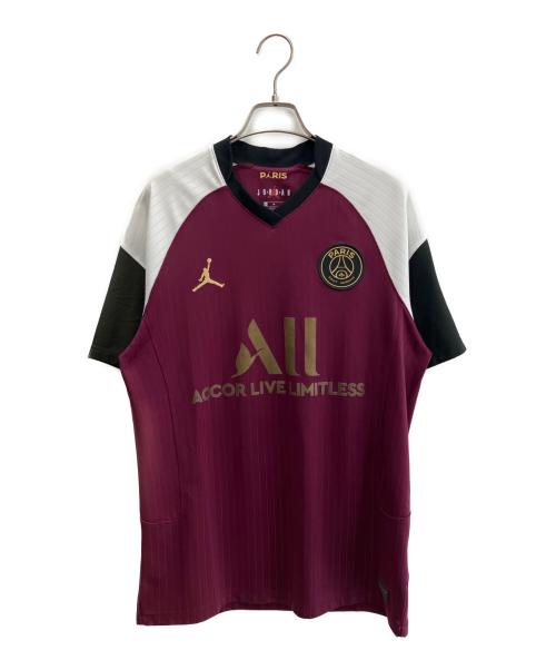 JORDAN（ジョーダン）JORDAN (ジョーダン) ゲームシャツPSG 2020 3rd ホワイト×パープル サイズ:Ｍの古着・服飾アイテム