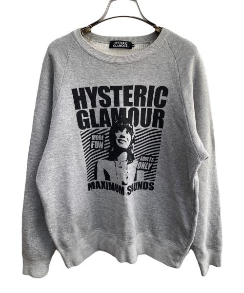 Hysteric Glamour（ヒステリックグラマー）Hysteric Glamour (ヒステリックグラマー) スウェット グレー サイズ:Ｍの古着・服飾アイテム