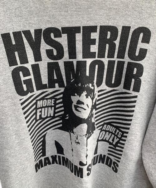 Hysteric Glamour（ヒステリックグラマー）Hysteric Glamour (ヒステリックグラマー) スウェット グレー サイズ:Ｍの古着・服飾アイテム