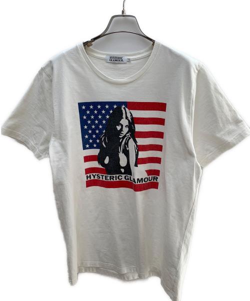 Hysteric Glamour（ヒステリックグラマー）Hysteric Glamour (ヒステリックグラマー) 半袖カットソー ホワイト サイズ:Lの古着・服飾アイテム
