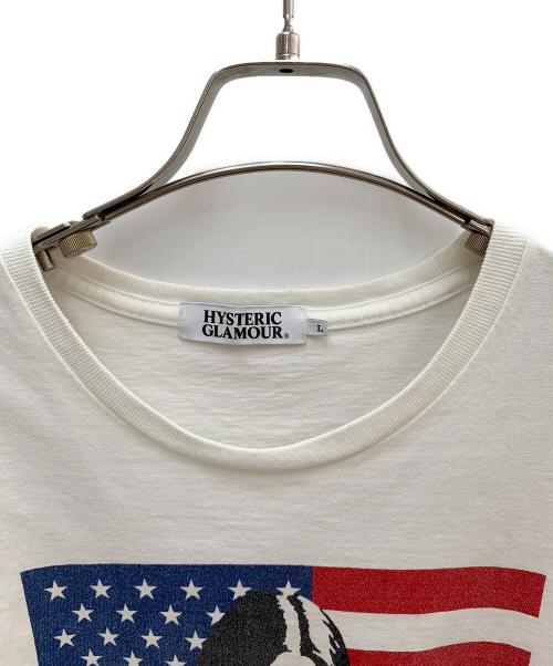 Hysteric Glamour（ヒステリックグラマー）Hysteric Glamour (ヒステリックグラマー) 半袖カットソー ホワイト サイズ:Lの古着・服飾アイテム