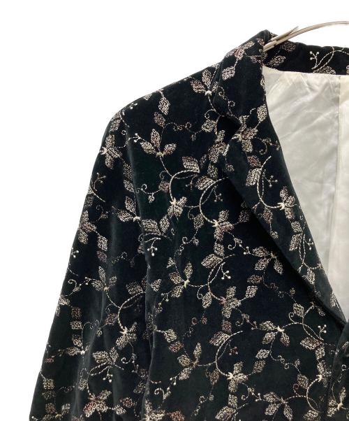 Needles（ニードルズ）Needles (ニードルズ) Needles(ニードルズ)ベロアテーラードジャケット ブラック サイズ:Lの古着・服飾アイテム