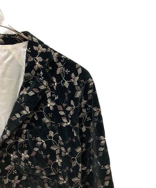 Needles（ニードルズ）Needles (ニードルズ) Needles(ニードルズ)ベロアテーラードジャケット ブラック サイズ:Lの古着・服飾アイテム