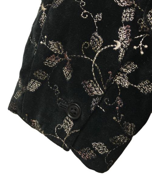 Needles（ニードルズ）Needles (ニードルズ) Needles(ニードルズ)ベロアテーラードジャケット ブラック サイズ:Lの古着・服飾アイテム