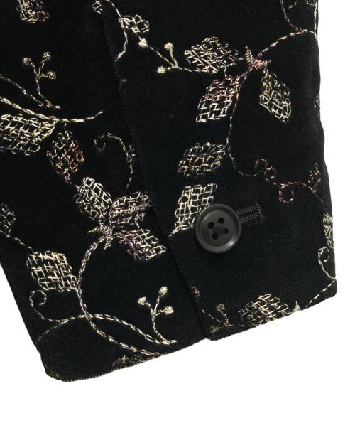 Needles（ニードルズ）Needles (ニードルズ) Needles(ニードルズ)ベロアテーラードジャケット ブラック サイズ:Lの古着・服飾アイテム