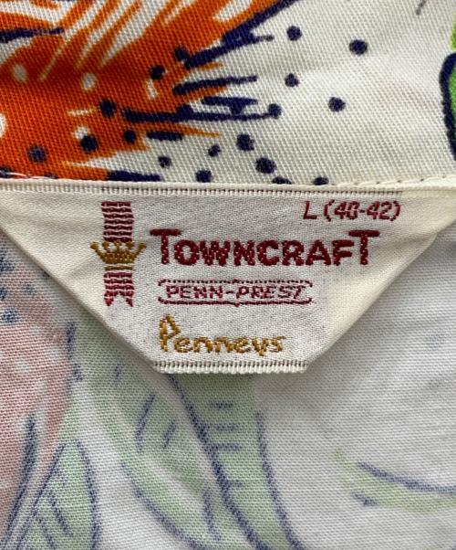TOWN CRAFT（タウンクラフト）TOWN CRAFT (タウンクラフト) 半袖シャツ ベージュ サイズ:Lの古着・服飾アイテム