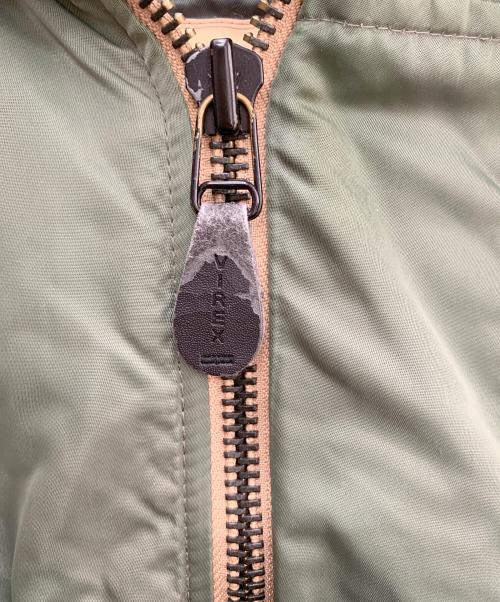 AVIREX（アヴィレックス）AVIREX (アヴィレックス) フライトジャケット オリーブ サイズ:XLの古着・服飾アイテム