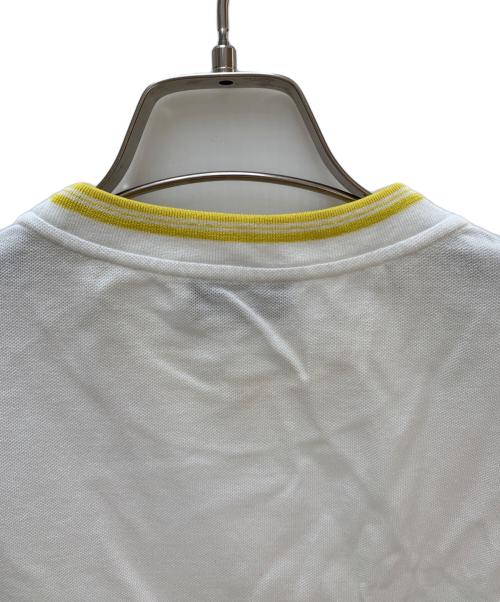 HERMES（エルメス）HERMES (エルメス) 半袖Tシャツ ホワイト×イエロー サイズ:L 未使用品の古着・服飾アイテム