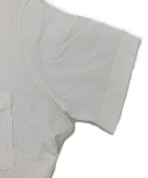 HERMES（エルメス）HERMES (エルメス) 半袖Tシャツ ホワイト×イエロー サイズ:L 未使用品の古着・服飾アイテム