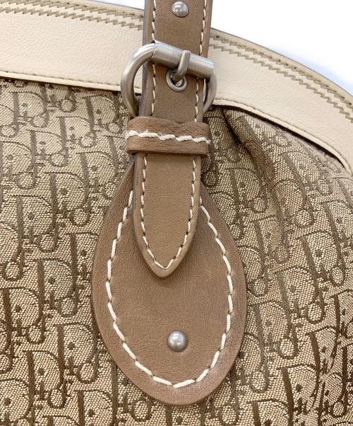 Christian Dior（クリスチャン ディオール）Christian Dior (クリスチャン ディオール) セミショルダーバッグ ベージュ×ブラウンの古着・服飾アイテム