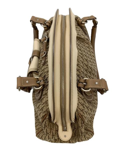 Christian Dior（クリスチャン ディオール）Christian Dior (クリスチャン ディオール) セミショルダーバッグ ベージュ×ブラウンの古着・服飾アイテム