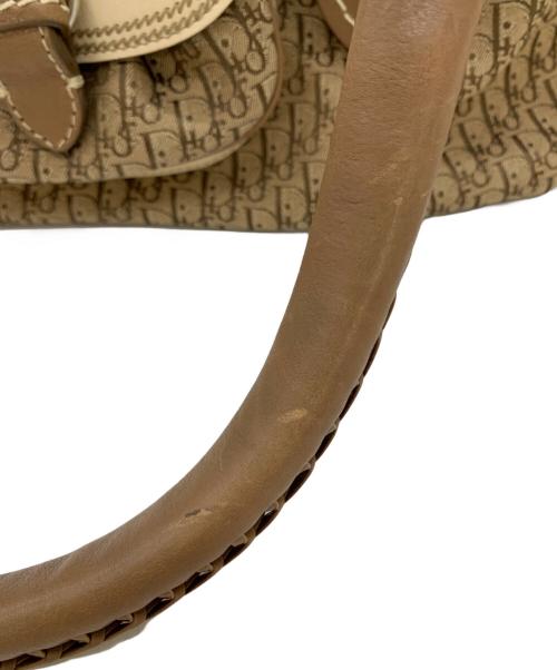 Christian Dior（クリスチャン ディオール）Christian Dior (クリスチャン ディオール) セミショルダーバッグ ベージュ×ブラウンの古着・服飾アイテム