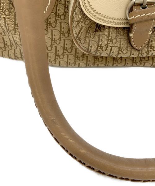 Christian Dior（クリスチャン ディオール）Christian Dior (クリスチャン ディオール) セミショルダーバッグ ベージュ×ブラウンの古着・服飾アイテム